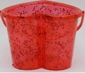 Translucent Shaped Heart Treat Container
