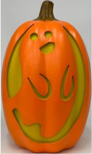 Lit Pumpkin Ghost withTimer