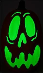Lit Pumpkin Orange TripleStacked Pumpkin