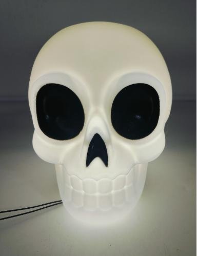 8" Blowmold Lit Pumpkin