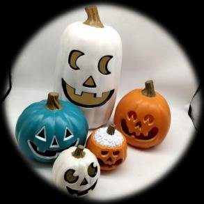 Blow-molded pumpkin (small)