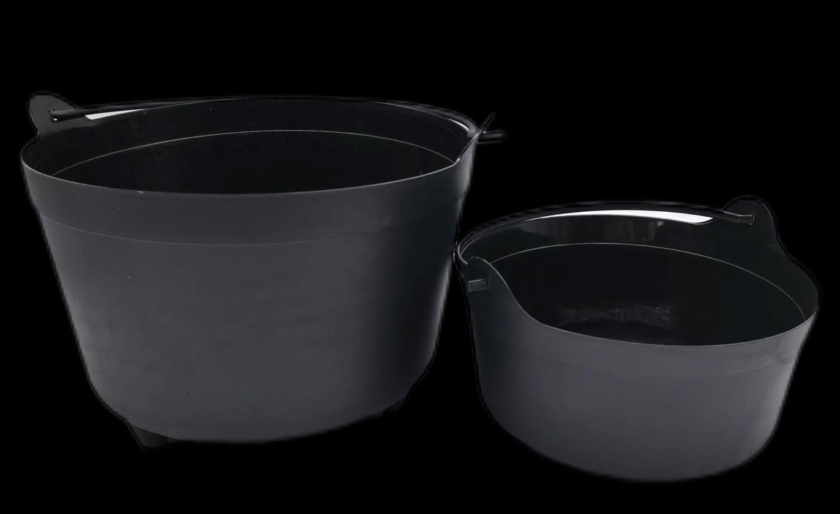 Blow-molded witch pot