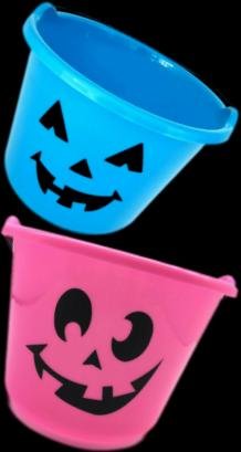 Jack-o'-lantern bucket